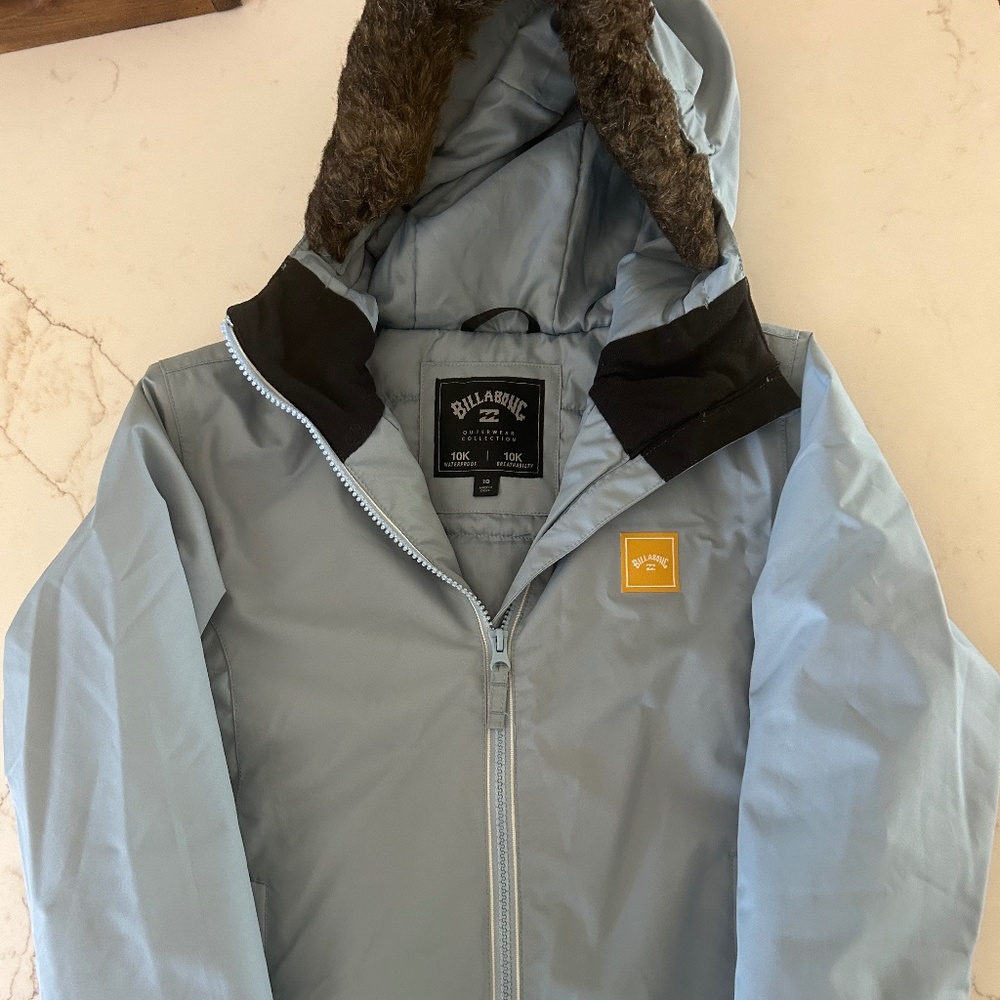 Girls Billabong Snow Jacket Size 10